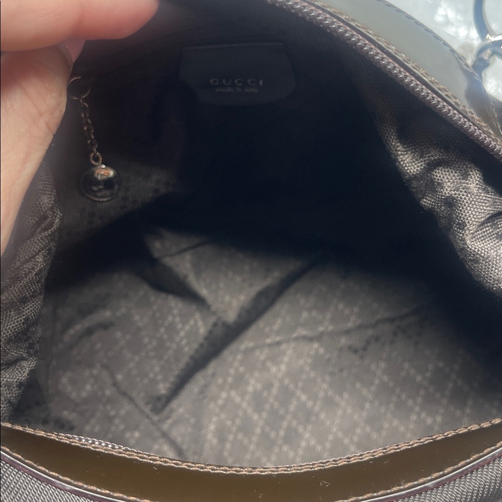 Gucci Vintage Nylon Bamboo Handle Hobo Bag - Picture 3 of 14
